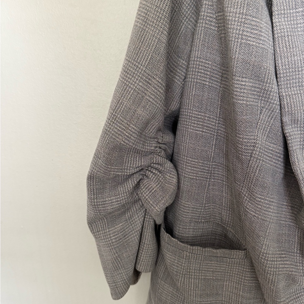 Skies Are Blue Gray Blazer - Picture 3 of 5
